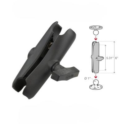 RAM Mounts Double Socket Arm