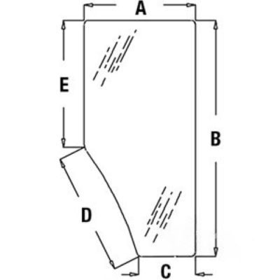 Left Hand Glass Door