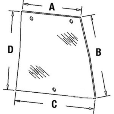 Right Hand Side Glass