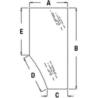 Right Hand Glass Door