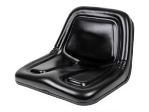 Deluxe High-Back Steel Pan Seat – Black