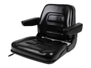 Fold-Down Back Seat, Slides, black vinyl