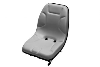 Ultra High-Back Steel Pan Seat – Ideal for Skid SteersGrey Vinyl