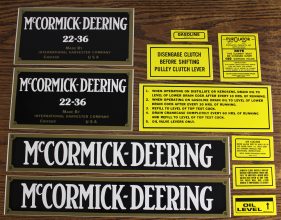 Mccormick Deering Chassis Decal